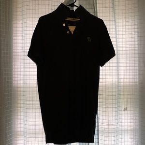 Men's A&F navy polo